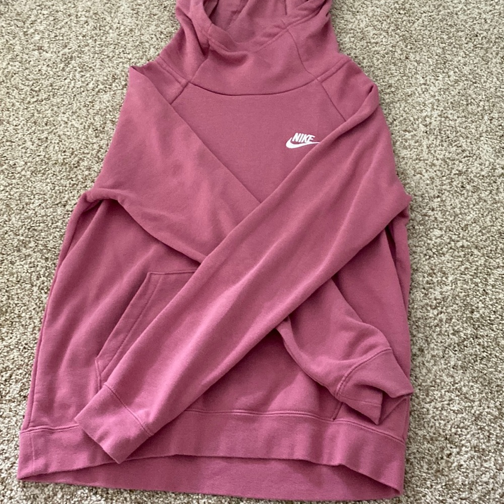 Women Nike pink sweatshirt size small